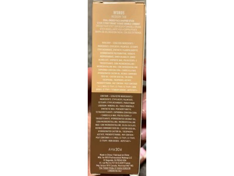 Nyx Professional Makeup Wonder Stick, Medium Tan, 0.14 oz/4 g