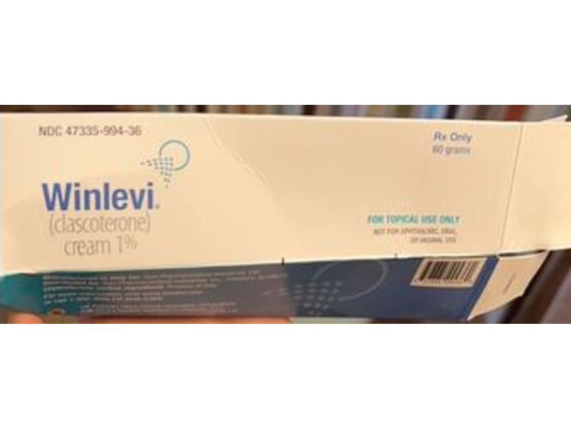 Winlevi (clascoterone) Cream 1%, 60 g Sun Pharmaceutical Industries Inc. (RX)