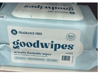 GoodWipes Actually Flushable Wipes, Fragrance Free, 100 Count - thumbnail 2