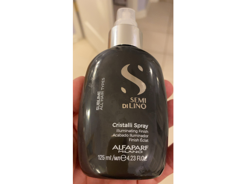 Alfaparf Milano Semi Di Lino Sublime Cristalli Spray, 4.23 fl oz/125 mL