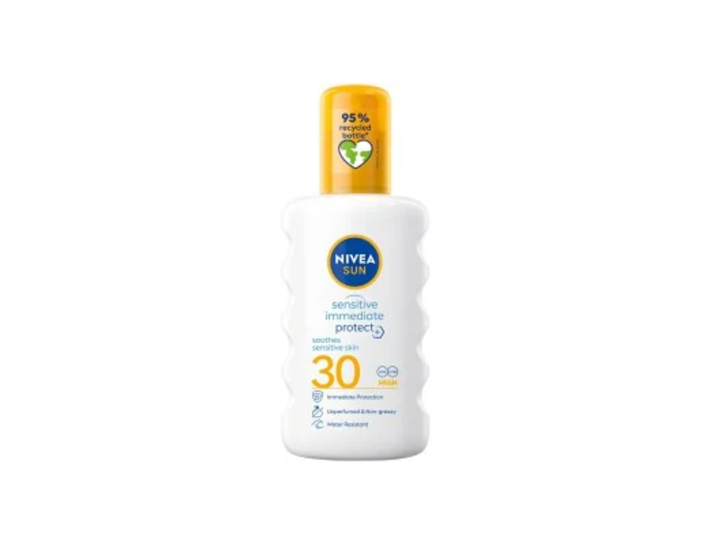 Nivea Sun Sensitive Immediate Protect, SPF 30, UVA UVB, 200 mL
