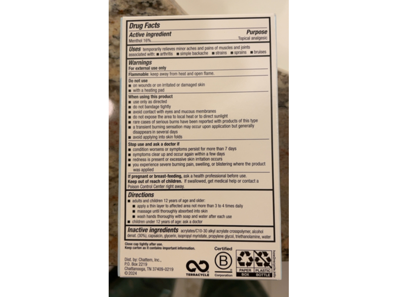 IcyHot No-Mess Pain Relief Roll On, 1.5 fl oz/44.3 mL