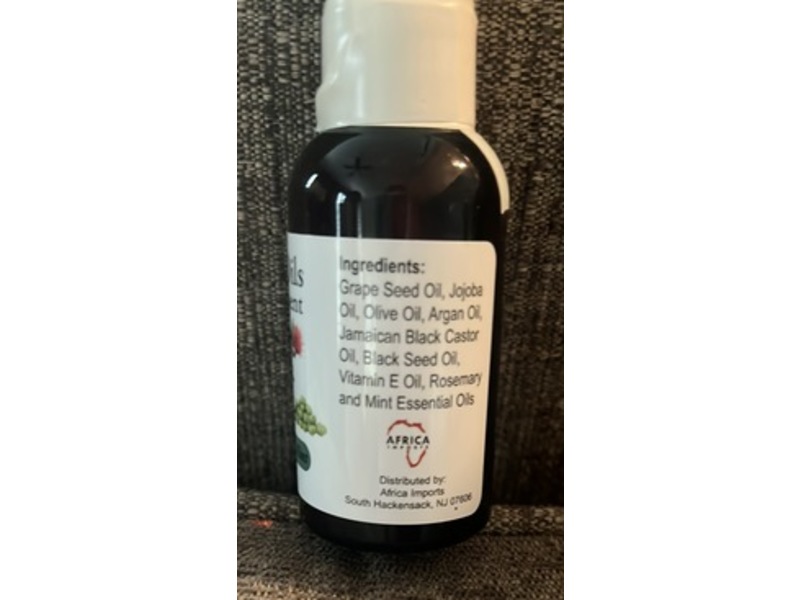 Africa Imports 7 Power Oils Hair Treatment, Rosemary & Mint, 2 oz