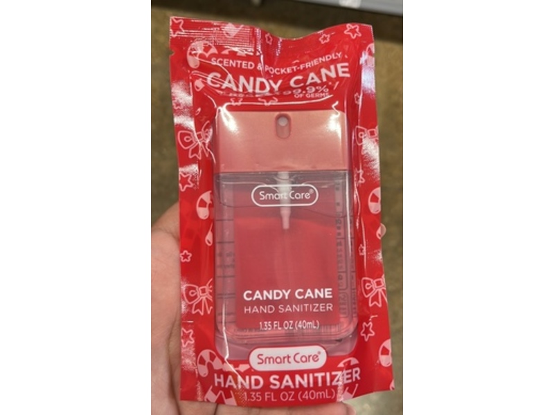 Smart Care Hand Sanitizer, Candy Cane, 1.35 fl oz/40 mL