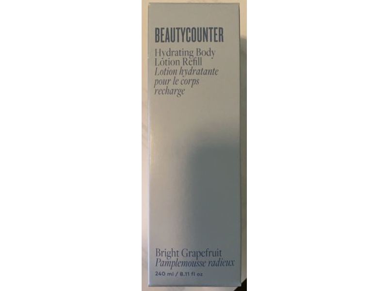 Beauty Counter Hydrating Body Lotion, Bright Grapefruit, 8.11 fl oz/240 mL