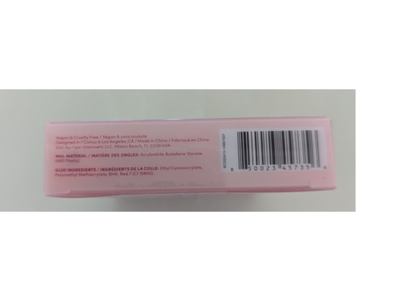 Glamnetic Press On Nails Short Almond Faux Ongles Amandes Courtes, Ma Damn, 24 Count