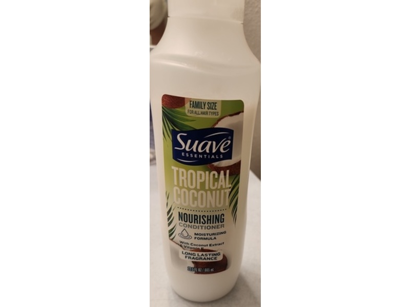 Suave Essentials Nourishing Conditioner, Tropical Coconut, 22.5 oz/665 mL
