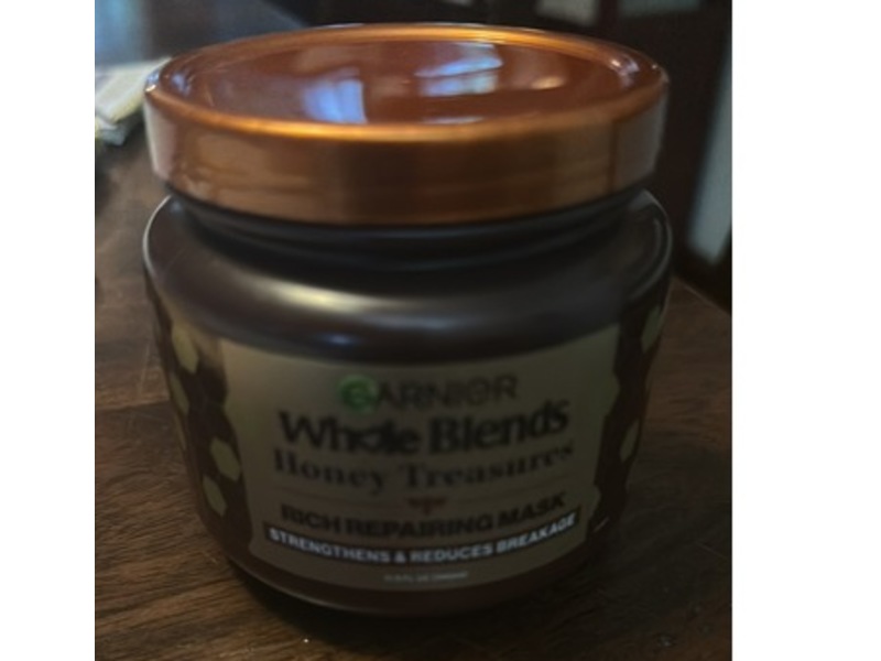 Garnier Whole Blends Honey Treasures Rich Repairing Mask, 11.5 fl oz/340 mL, 2 Count