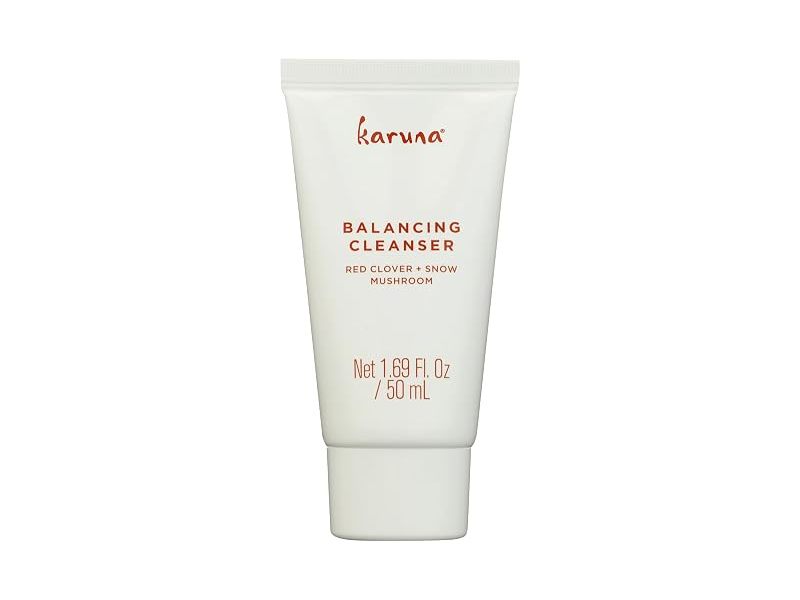 Karuna Balancing Cleanser, Red Clover + Snow Mushroom, 1.69 fl oz/50 mL