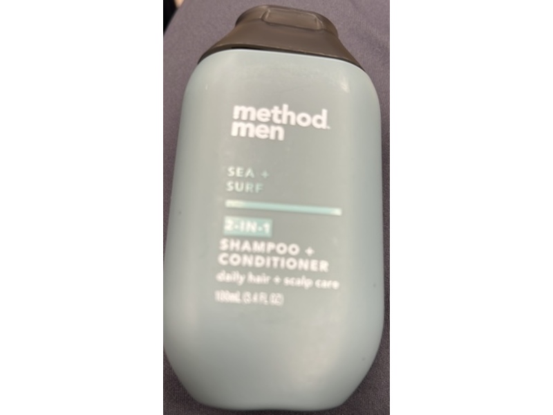 Method Men 2-In-1 Shampoo + Conditioner, Sea + Surf, 3.4 fl oz/100 mL
