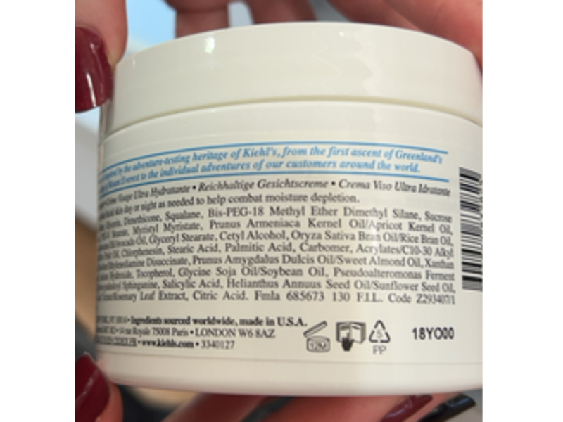 Kiehl's Ultra Facial Cream, Squalane & Glacial Glycoprotein
