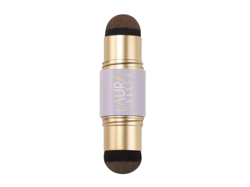 Laura Geller Root Touch Up Hair & Brow Concealing Cream + Powder, Medium Brown