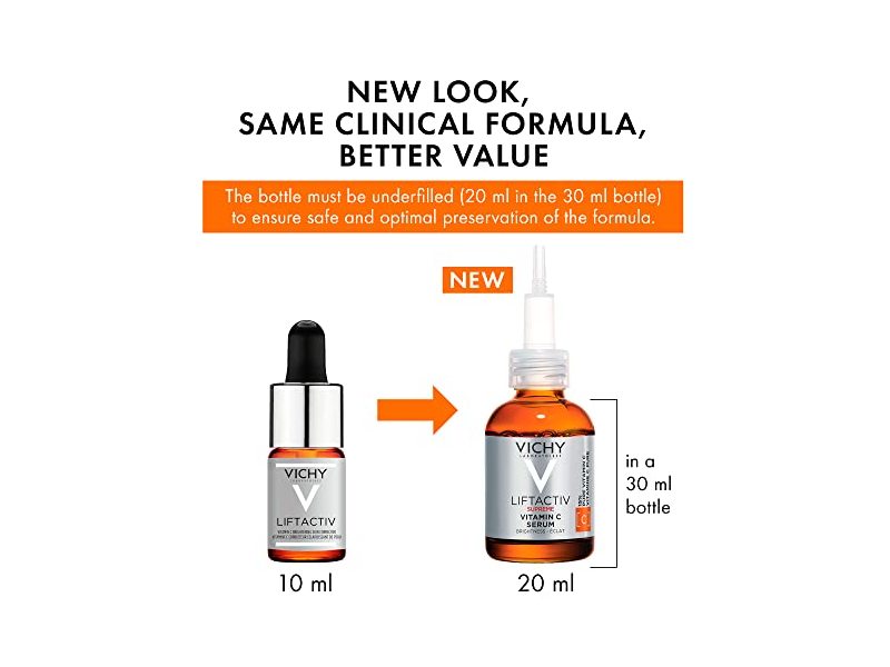 Vichy LiftActiv Vitamin C Serum, 0.67 fl oz/20 mL