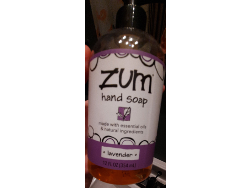 Zum Hand Soap, Lavender, 12 fl oz/354 mL, Pack Of 4