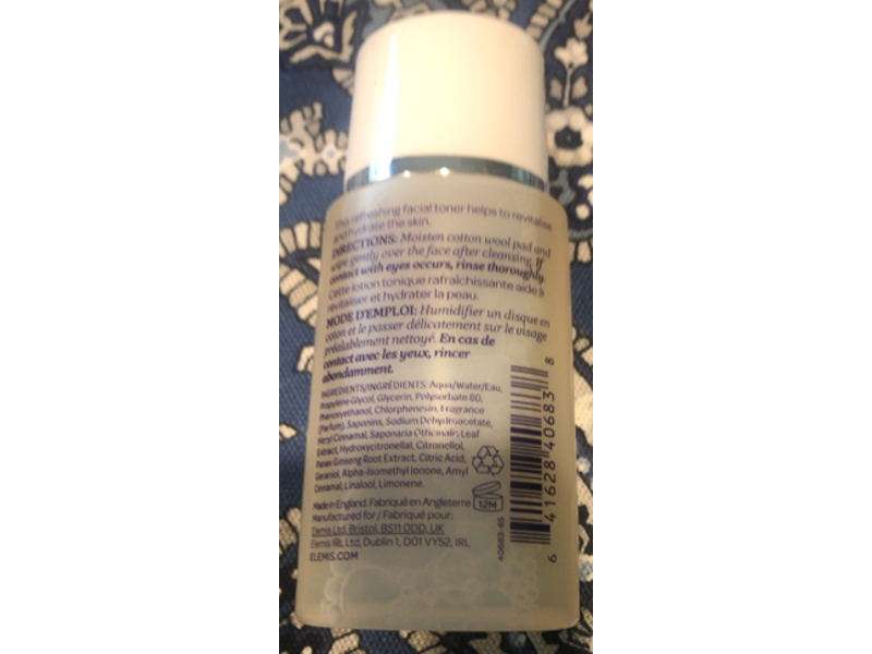 Elemis Rehydrating Ginseng Toner, 1.6 fl oz/50 mL
