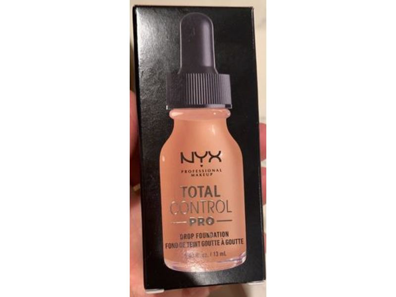 Nyx Professional Makeup Total Control Pro Drop Foundation, Soft Beige, 0.43 fl oz/13 mL