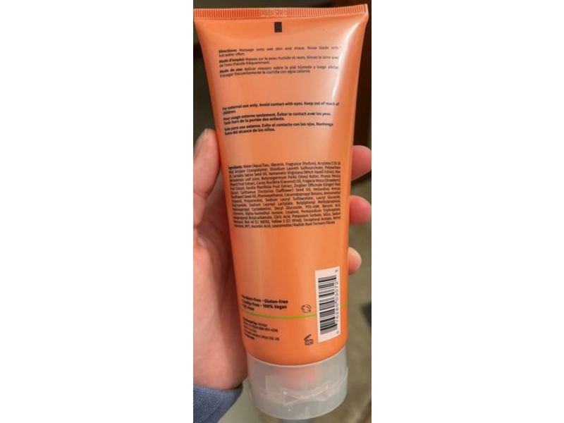 Hempz Herbal Shave Gel, White Peach Rose & Peony, 6.76 fl oz/200 mL