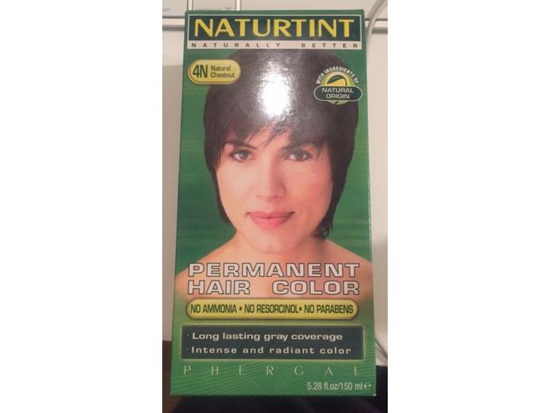 Naturtint Permanent Hair Color, 4N Natural Chestnut, 5.28 fl oz/150 ml