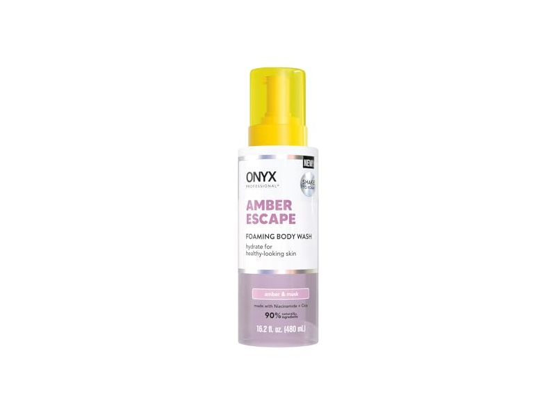 Onyx Foaming Body Wash, Amber Escape, 16.2 fl oz/480 mL