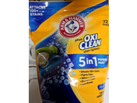 Arm & Hammer Plus OxiClean 5-in-1 Power Paks, Fresh Scent, 72 Count - thumbnail 2