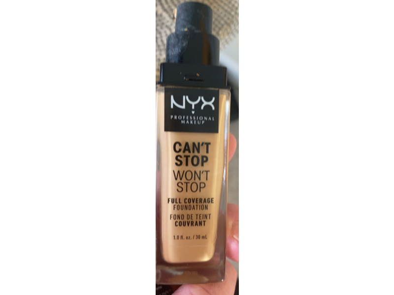 NYX Professional Makeup Can't Stop Won't Stop Foundation, True Beige, 1 fl oz/30 mL