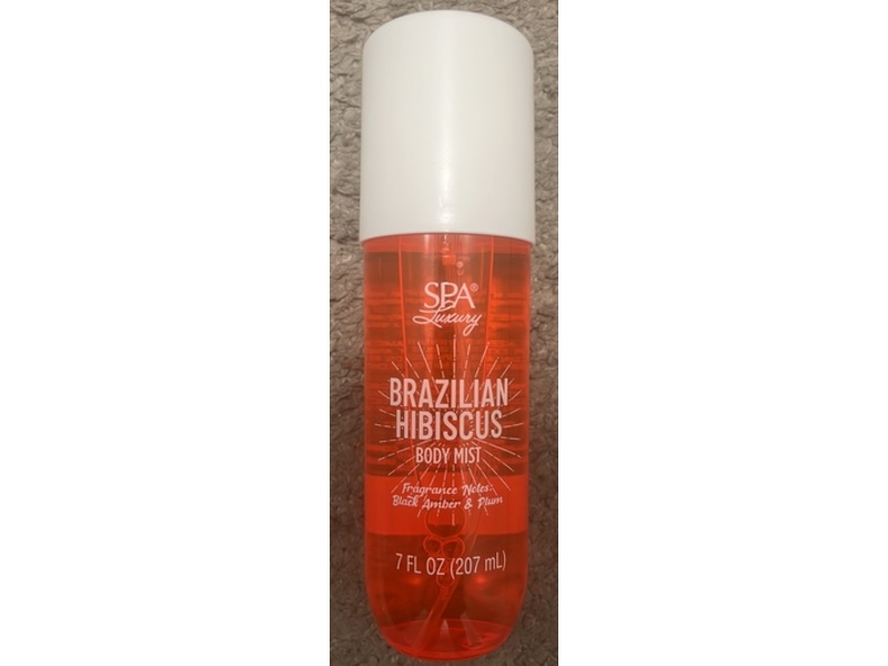 Spa Luxury Body Mist, Brazilian Hibiscus, 7 fl oz/207 mL