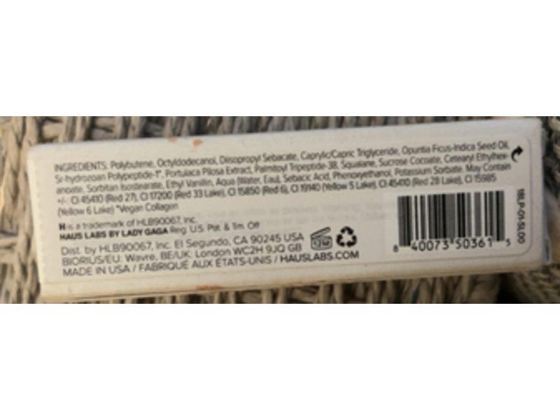 Haus Labs PhD Hybrid Lip Oil, Neutral Universal Clear, 0.25 fl oz/7 mL