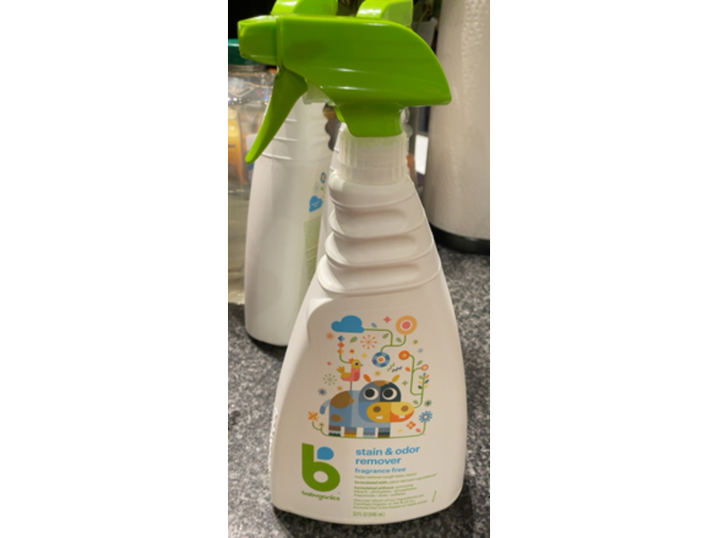 Babyganics Stain Stain & Odor Remover, 32 fl oz/946 mL, Pack Of 3