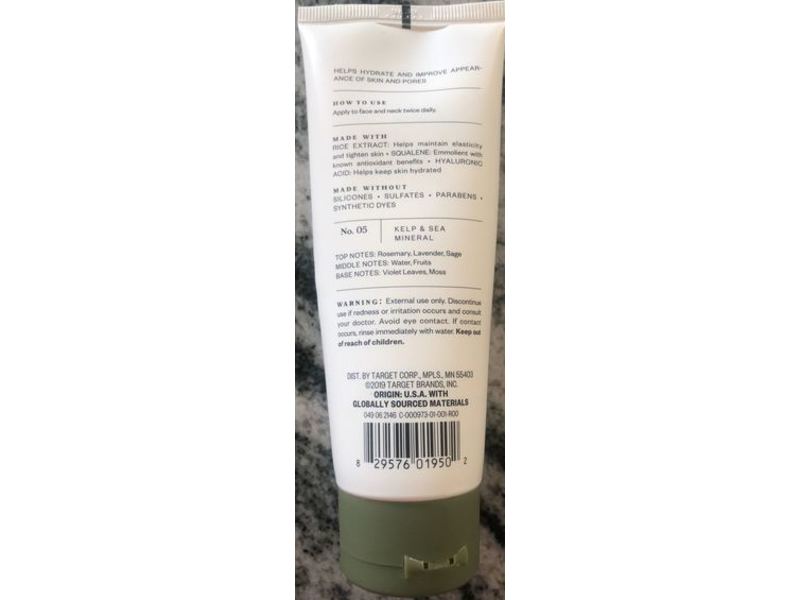 Goodfellow & Co Face Lotion, No. 05 Kelp & Sea Mineral, 4 fl oz/118 mL