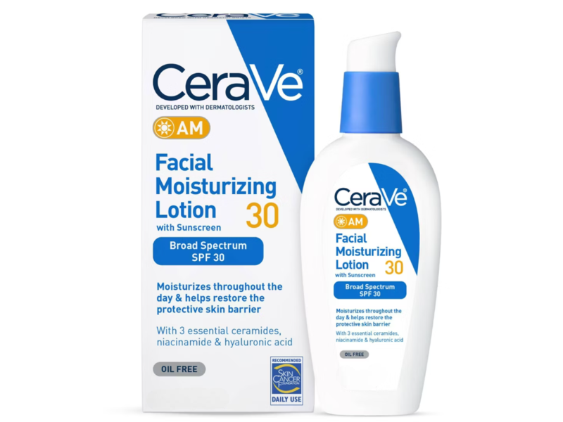 CeraVe AM Facial Moisturizing Lotion, SPF 30 , 1.7 fl oz/50 mL