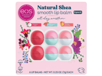 EOS Smooth Lip Balm, Coconut Milk, Watermelon Frose, Mango Melonade, 0.25 fl oz/7 g, Pack Of 6 - thumbnail 1