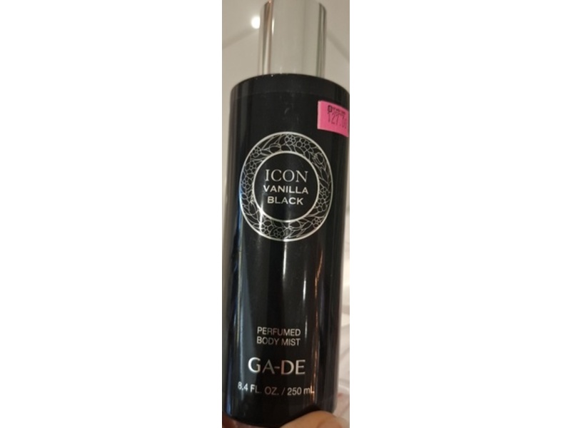 GA-DE Perfumed Body Mist, Icon Vanilla Black, 8.4 fl oz/250 mL
