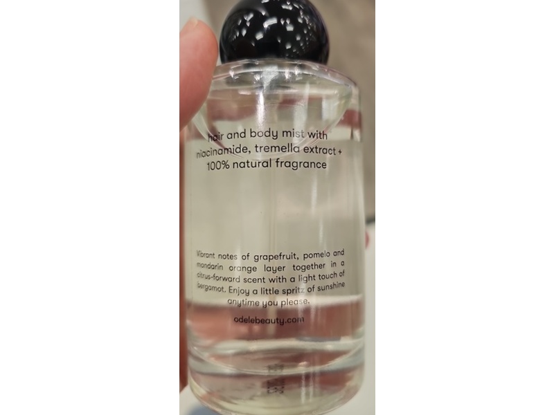 Odele Hair + Body Mist, Grapefruit / Orange Peel, 3.4 fl oz/100 mL