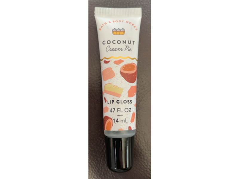 Bath & Body Works Lip Gloss, Coconut Cream Pie, 0.47 fl oz/14 mL