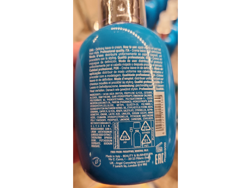 Alfaparf Milano Semi Di Lino Curls Defining Cream, 4.23 fl oz/125 mL