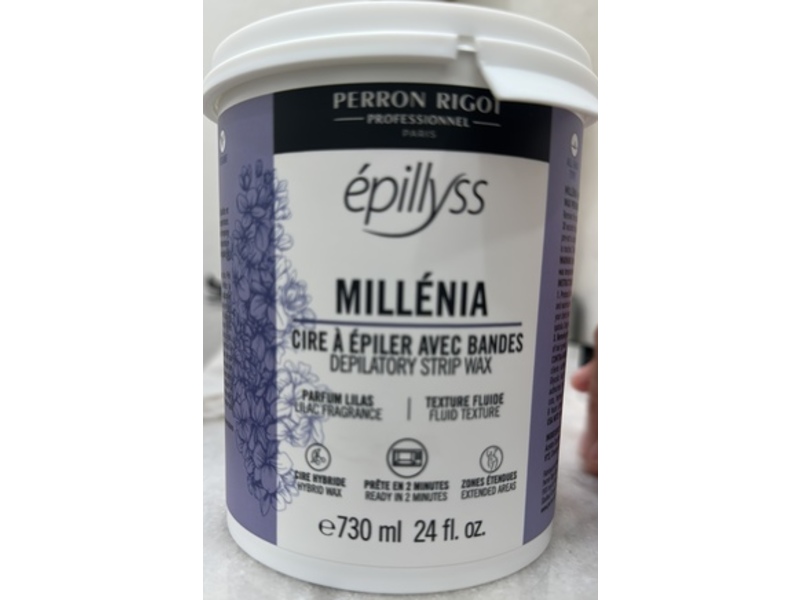 Perron Rigot Epillyss Millenia Depilatory Strip Wax, Lilac Fragrance, 24 fl oz/230 mL