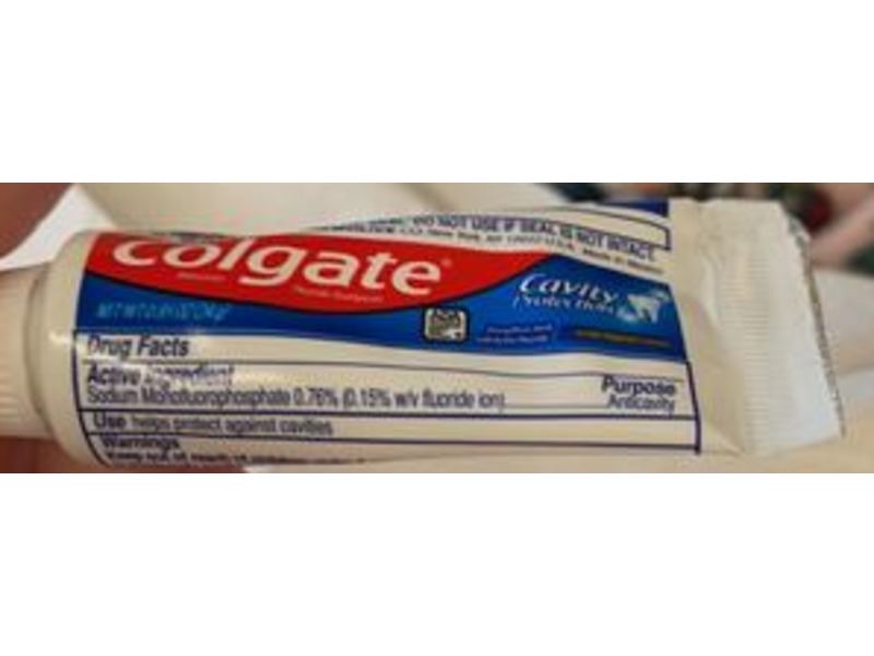 Colgate Cavity Protection Toothpaste, Great Regular Flavor, 0.85 oz/24 g