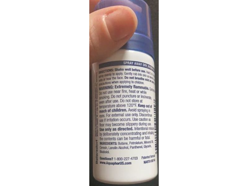 Aquaphor Advanced Therapy Ointment Body Spray, 0.86 oz/24.5 g
