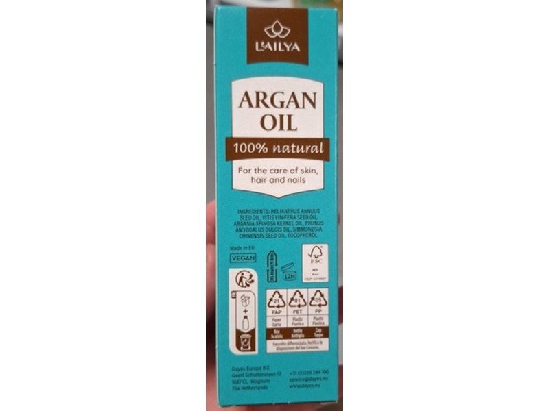 L'ailya Argan Oil, 100 mL