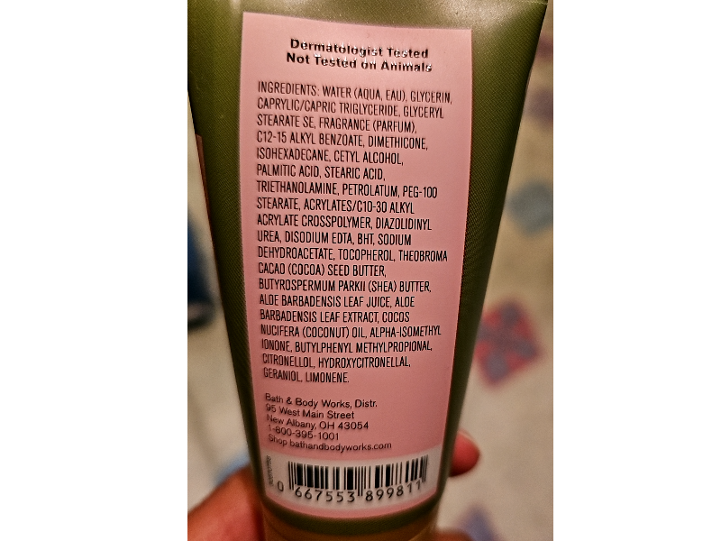 Bath & Body Works Ultra Shea Body Cream, Rose, 2.5 oz/70 g