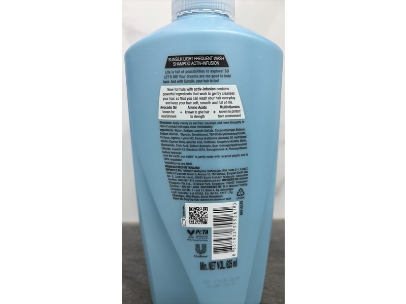 Sunsilk Light Frequent Wash Shampoo, 625 mL