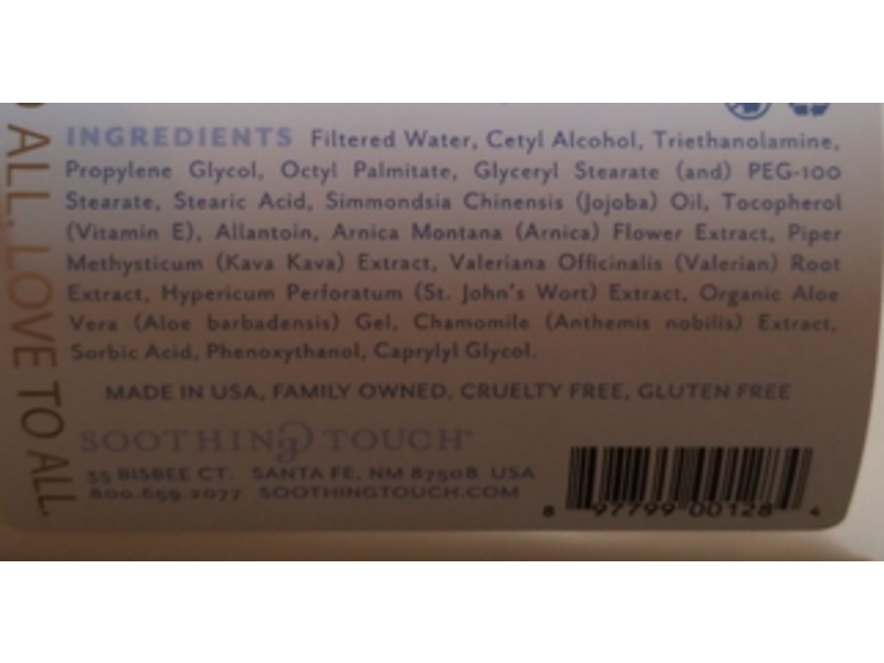 Soothing Touch Unscented Jojoba Massage Lotion, 64 fl oz/1.9 L