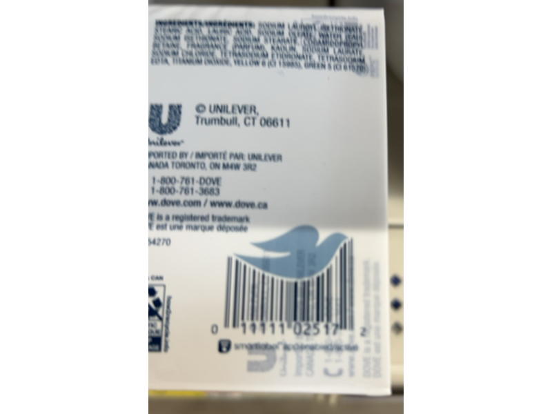 Dove Beauty Purifying Detox Bar Soap, Green Clay, 3.75 oz/1.6 g, 4 Count