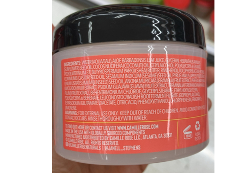 Camille Rose Guava Slip Whipped Souffle, 8 fl oz/240 mL