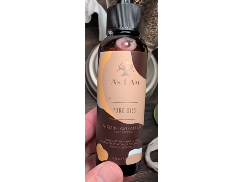 As I Am Pure Oils, Virgin Argan Oil, 2 fl oz/60 mL
