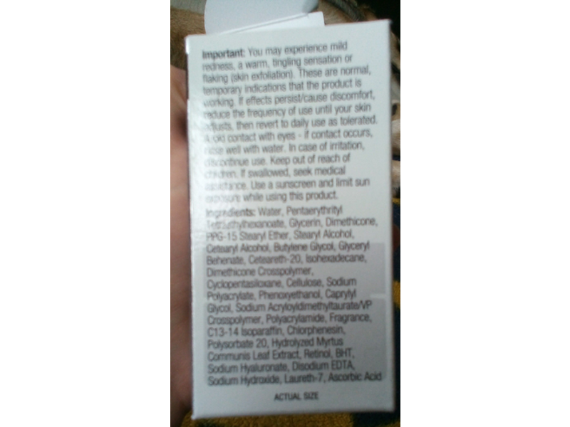 Neutrogena Rapid Wrinkle Repair Regenerating Cream, Retinol, 0.5 oz/14 g