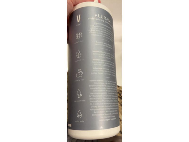 Aluram Moisturizing Conditioner, 33.8 fl oz/1000 mL