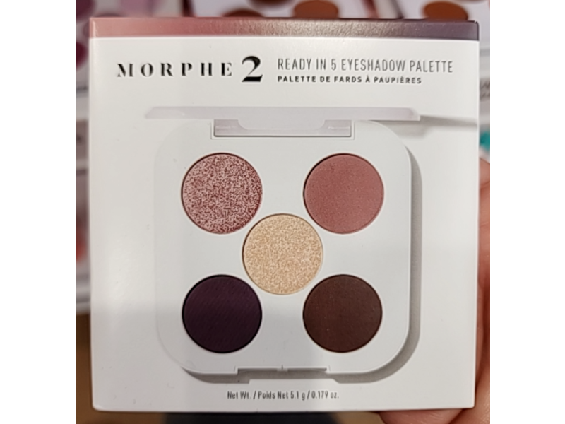 Morphe 2 Ready In 5 Eyeshadow Palette, New York Minute, 0.179 oz/5.1 g