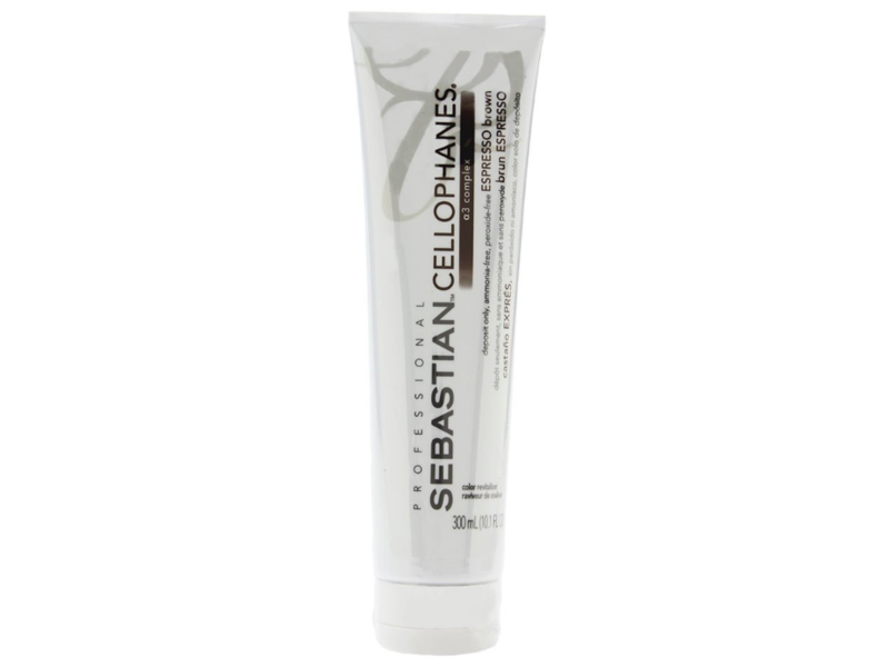Sebastian Cellophanes Semi-Permanent Color Gloss, Espresso Brown, 300 mL