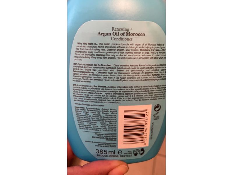 Ogx Renewing Conditioner, Argan Oil Morocco, 19.5 fl oz/577 mL